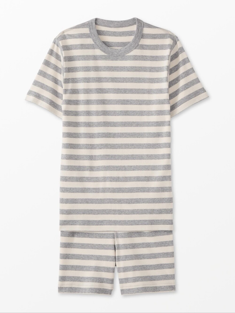 NWOT Hanna Andersson Adult Striped Pajama Shortd & Tee Set XS